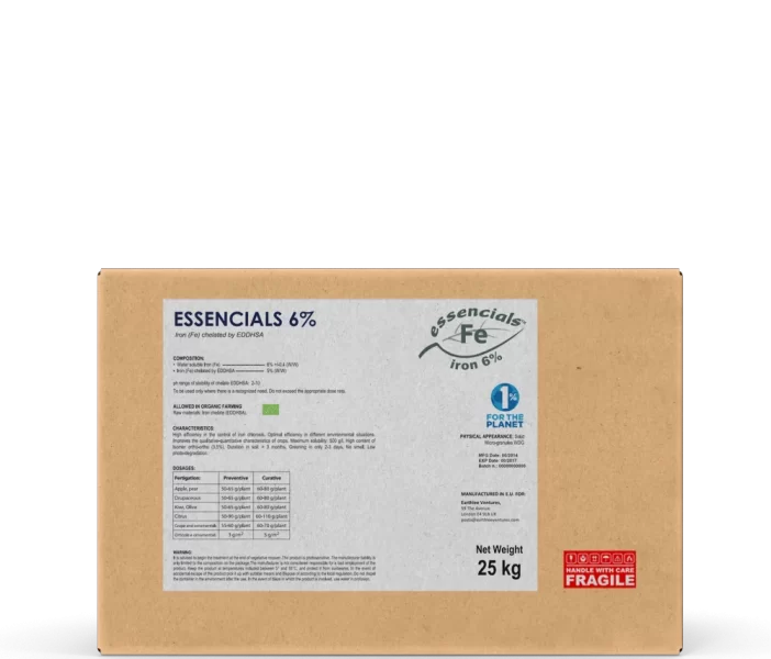 Essencials Fe 6% 25Kg Pack Box