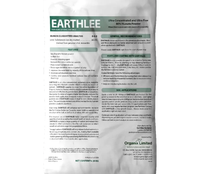 Earthlee 20kg Pack