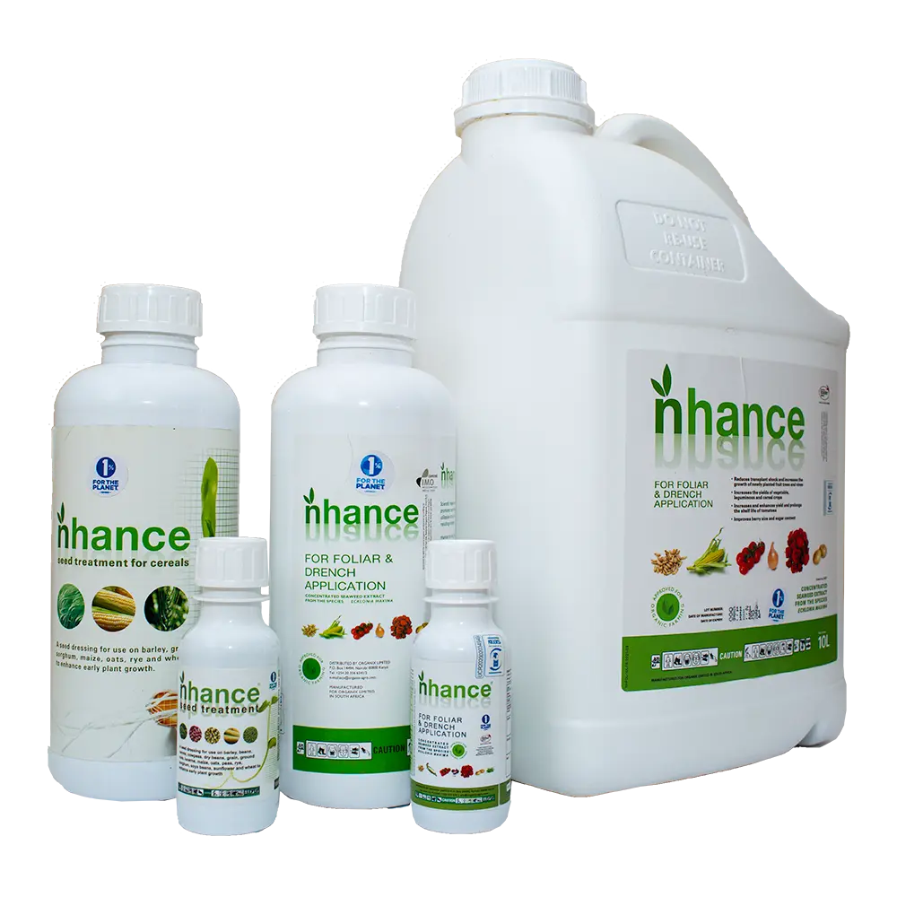 Nhance Range of products. All Sizes